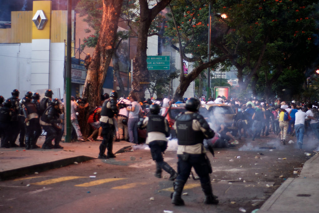 Manifestation à Caracas 
CC. Andresazp