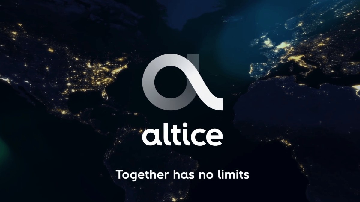 Le logo Altice indique qu'ensemble, nous n'avons pas de limites. // Source : Altice