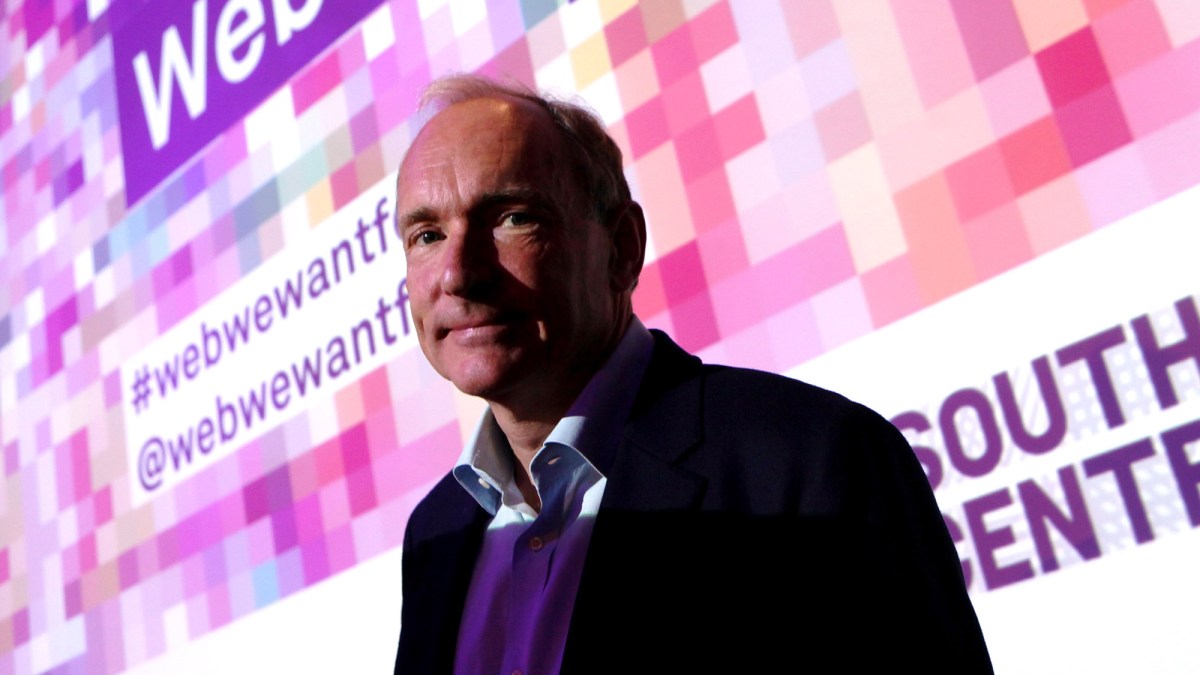 Tim Berners-Lee. // Source : Belinda Lawley