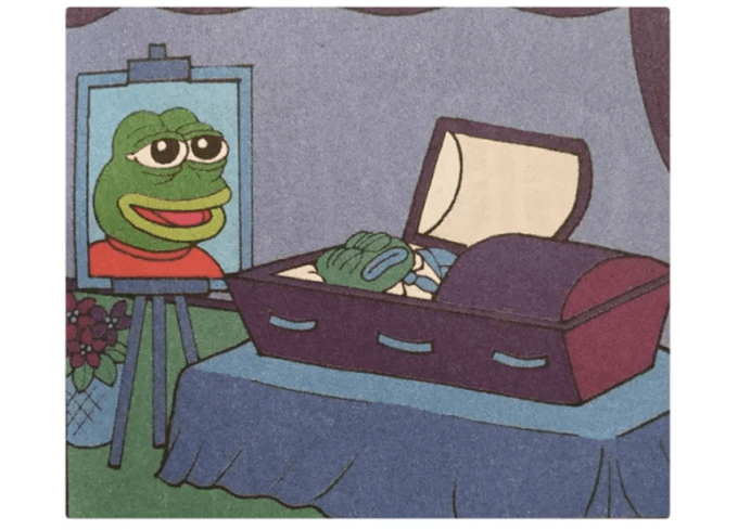La mort de Pepe, par Matt Furie son créateur. (Tumblr)