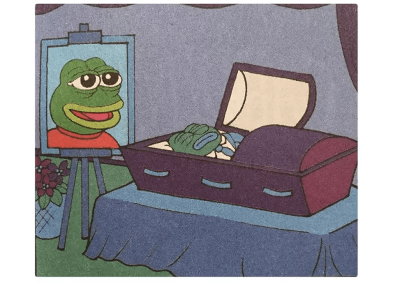 La mort de Pepe, par Matt Furie son créateur. (Tumblr)