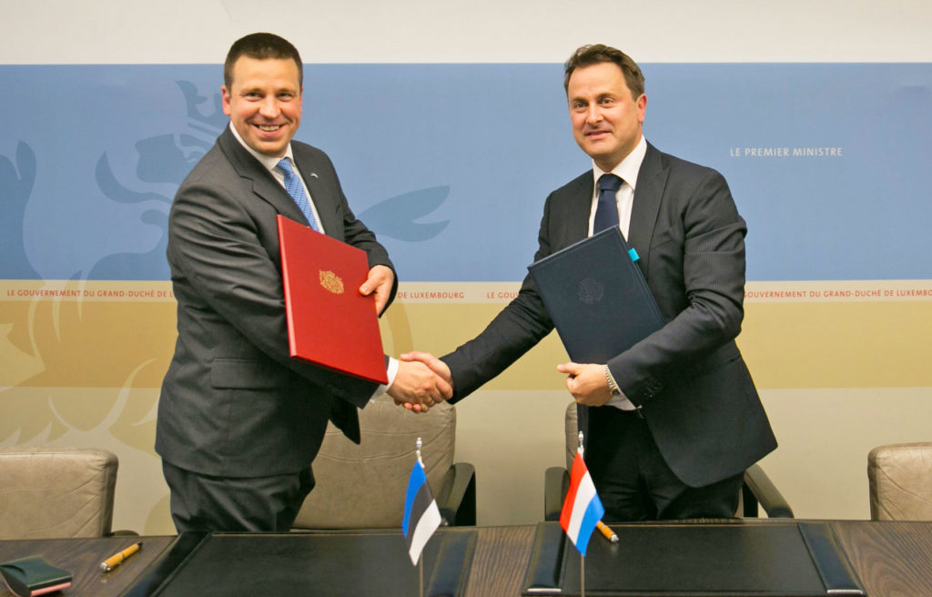 Accord entre l'Estonie et le Luxembourg pour une ambassade des données Accord entre l'Estonie et le Luxembourg pour une ambassade des données