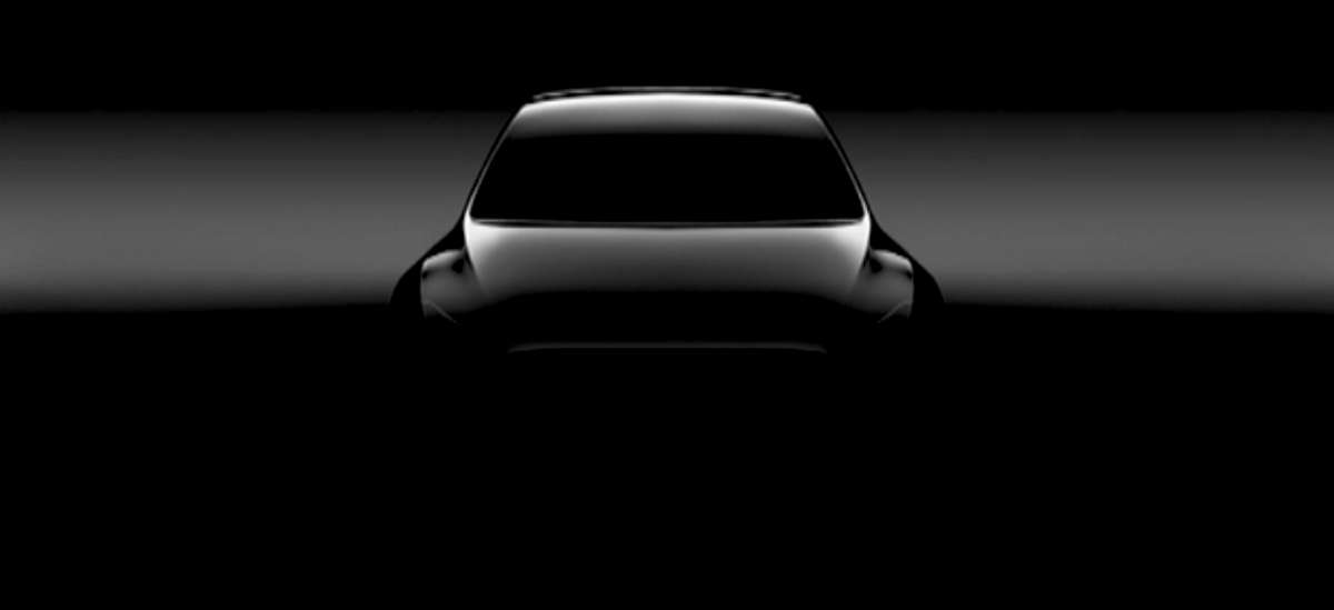 Une modélisation de la Model Y par Tesla