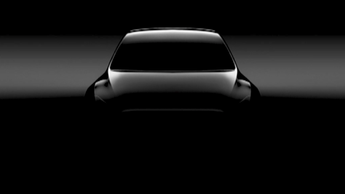 Une modélisation de la Model Y par Tesla