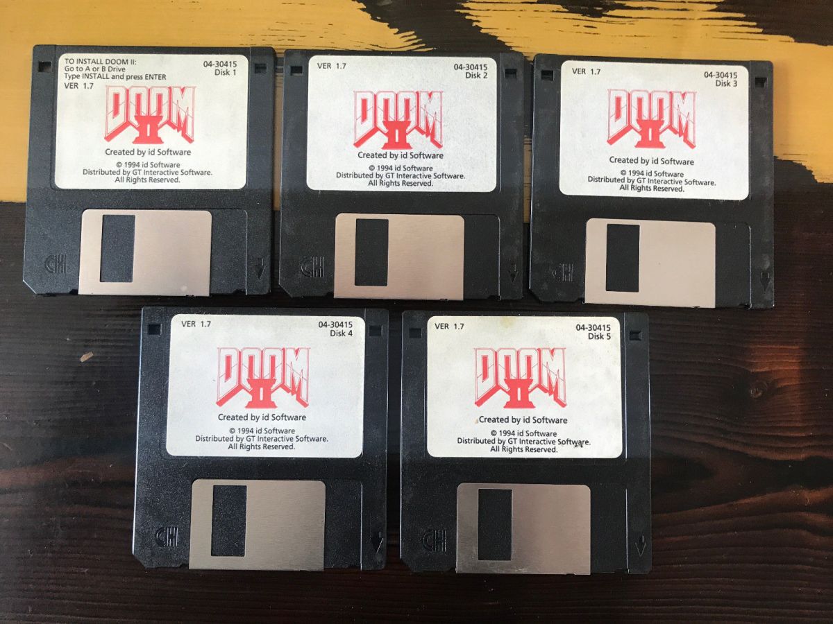 DOOM II disquettes