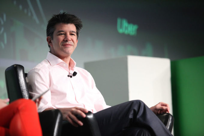 Travis Kalanick, sulfureux ancien CEO d'Uber CC TechCrunch