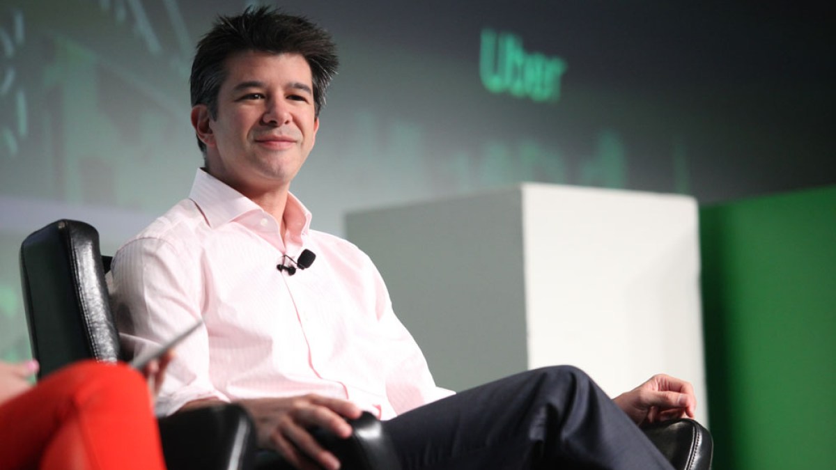 Travis Kalanick, sulfureux ancien CEO d'Uber CC TechCrunch