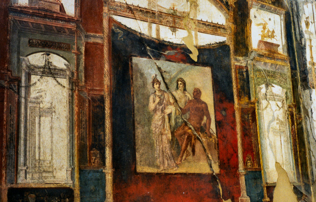 Herculanum et ses peintures murales préservées par l'éruption du Vésuve
CC. John McLinden