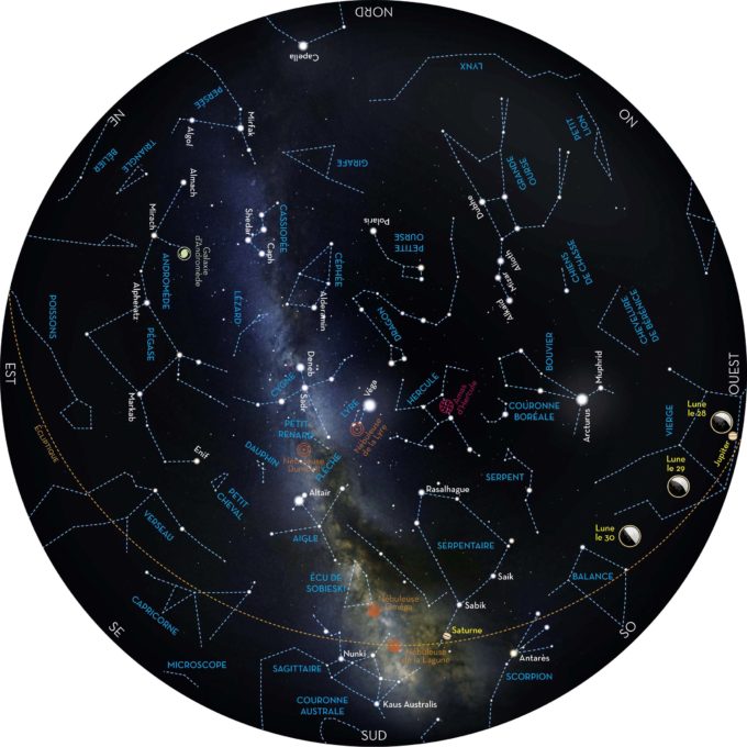 Cartes des Nuits des Étoiles 2017