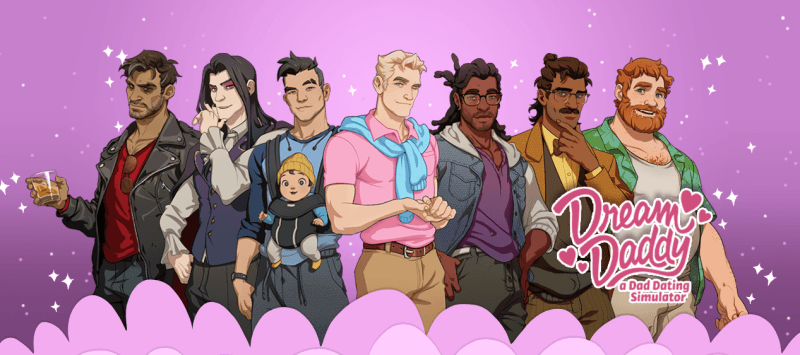 Les septs personnages du jeu de Game Grumps Les septs personnages du jeu de Game Grumps