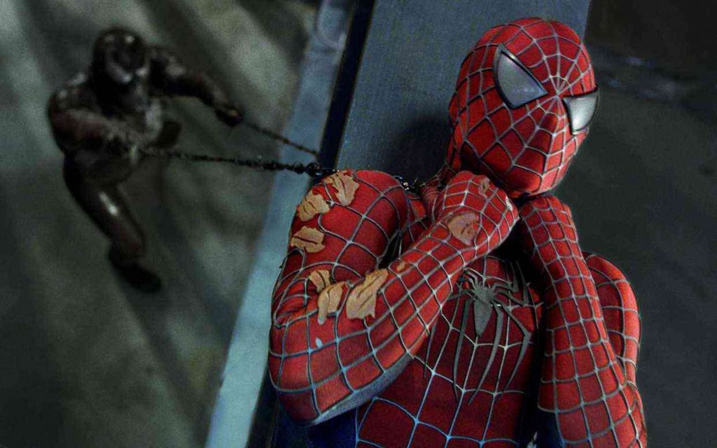 Spider-Man 3, dernier volet réalisé par Sam Raimi, avait dû composer avec les volontés de Sony, qui a notamment imposé le personnage de Venom.