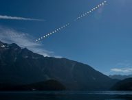 Ensemble d'image montrant la progression de l'éclipse et offrant tout le spectre de l'évènement / Credit: NASA/Bill Ingalls