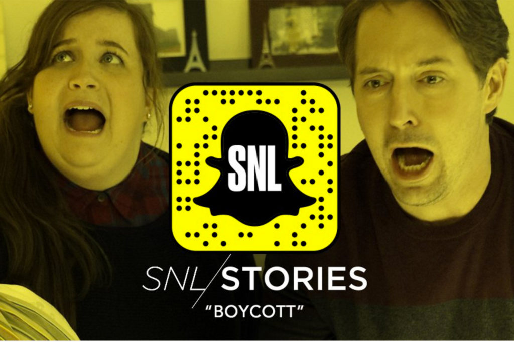 Le SNL et ses sketches pour Snapchat / NBC Le SNL et ses sketches pour Snapchat / NBC