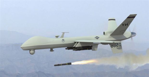 Drone équipé d'un Hellfire / CC. U.S. Navy Drone équipé d'un Hellfire / CC. U.S. Navy