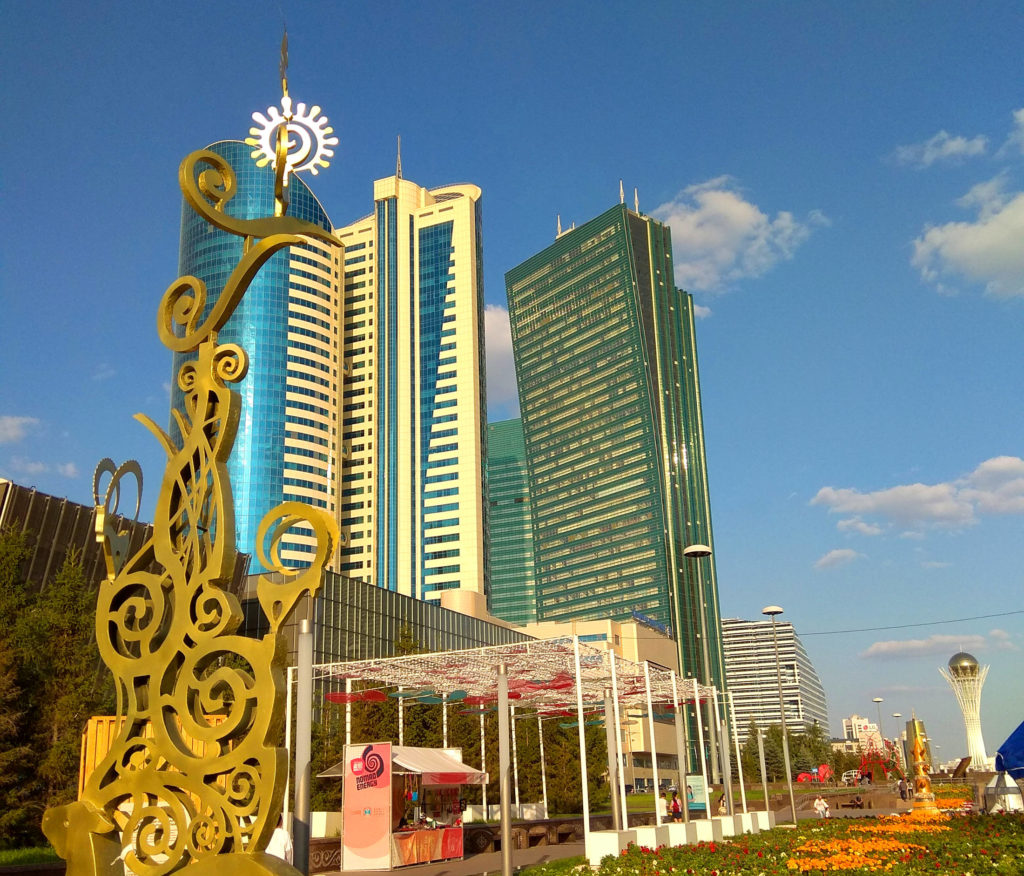 Astana, capitale politique du Kazakhstan.