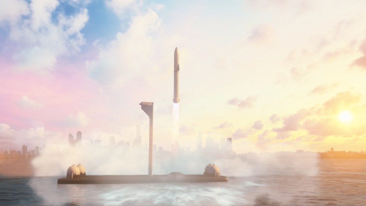 bfr starship spacex spatioport