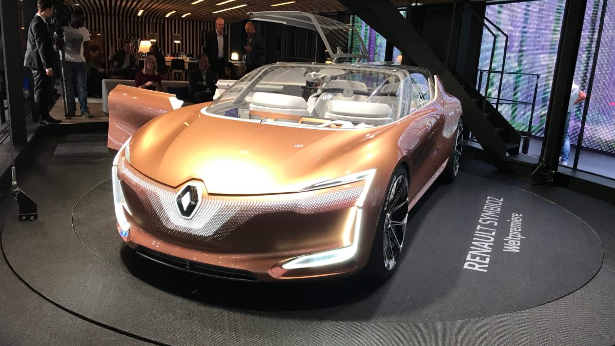 La concept car Renault Symbioz. // Source : Maxime Claudel pour Numerama