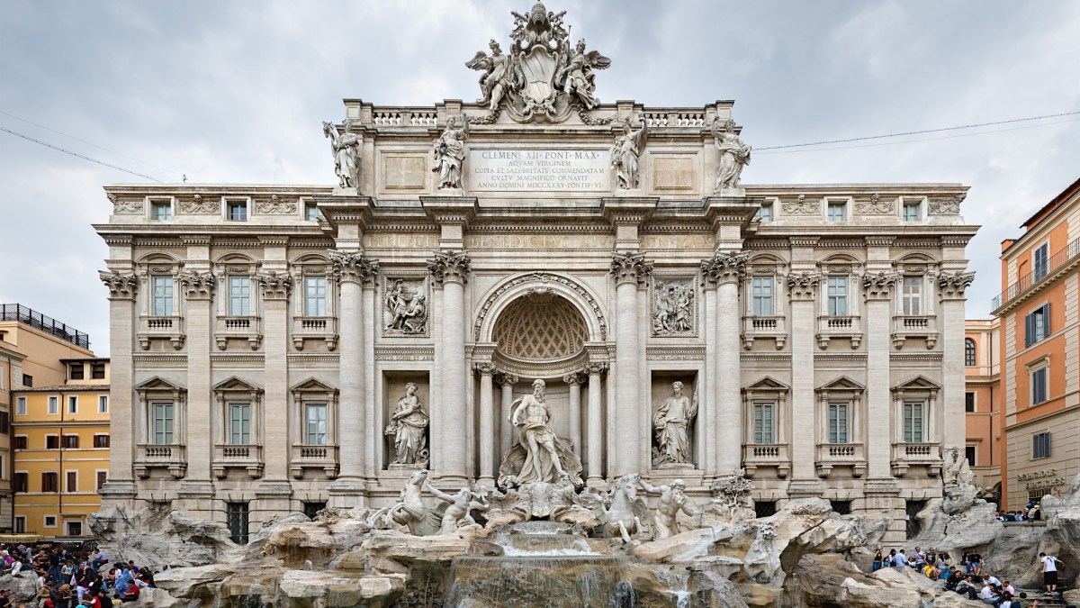 La fontaine de Trevi, à Rome. // Source : Diliff