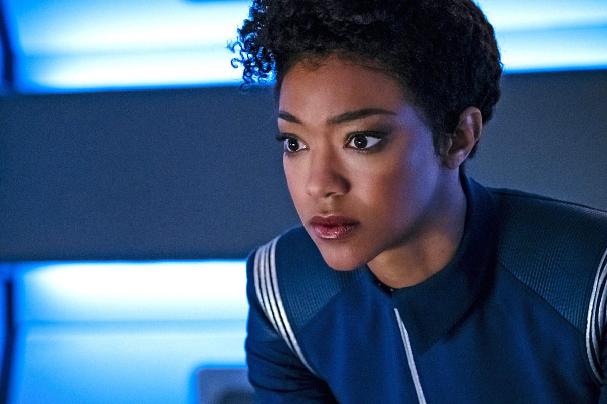 "Choose Your Pain" -- Episode 105 -- Pictured: Sonequa Martin-Green as First Officer Michael Burnham of the CBS All Access series STAR TREK: DISCOVERY. Photo Cr: Jan Thijs/CBS ÃÂ© 2017 CBS Interactive. All Rights Reserved.