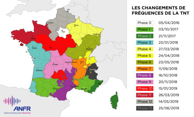 anfr carte changements fréquences anfr carte changements fréquences
