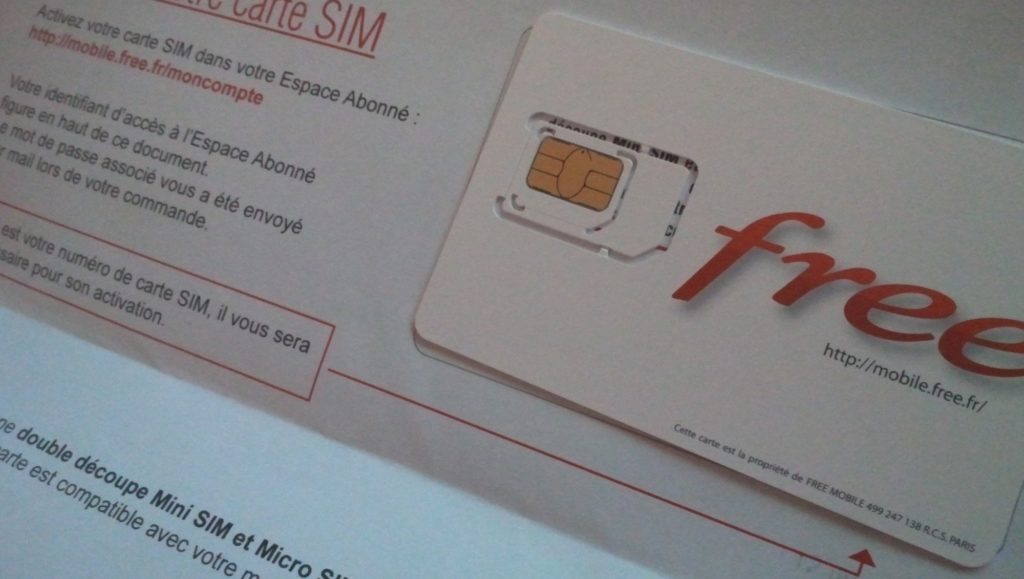 free mobile carte sim