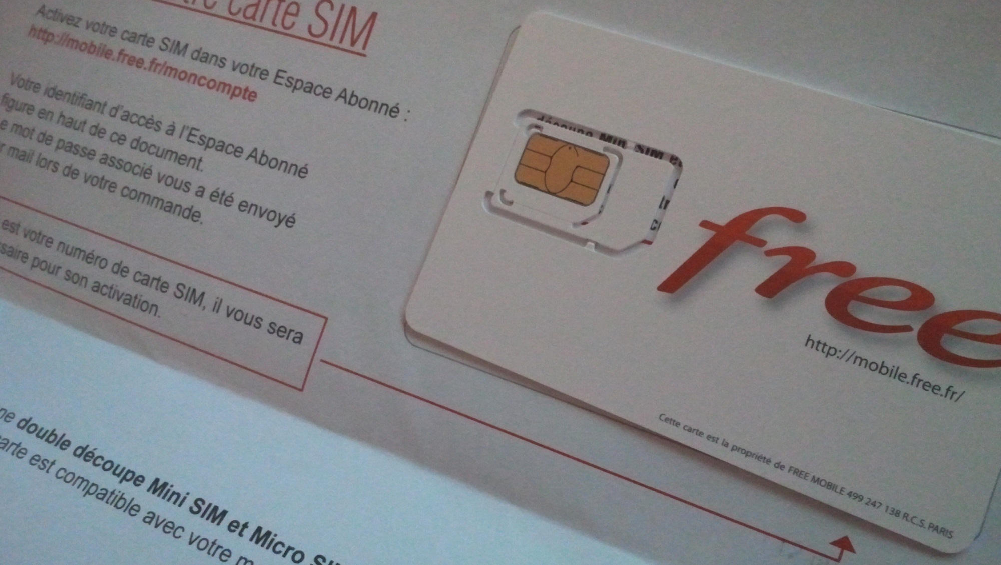 free mobile carte sim free mobile carte sim