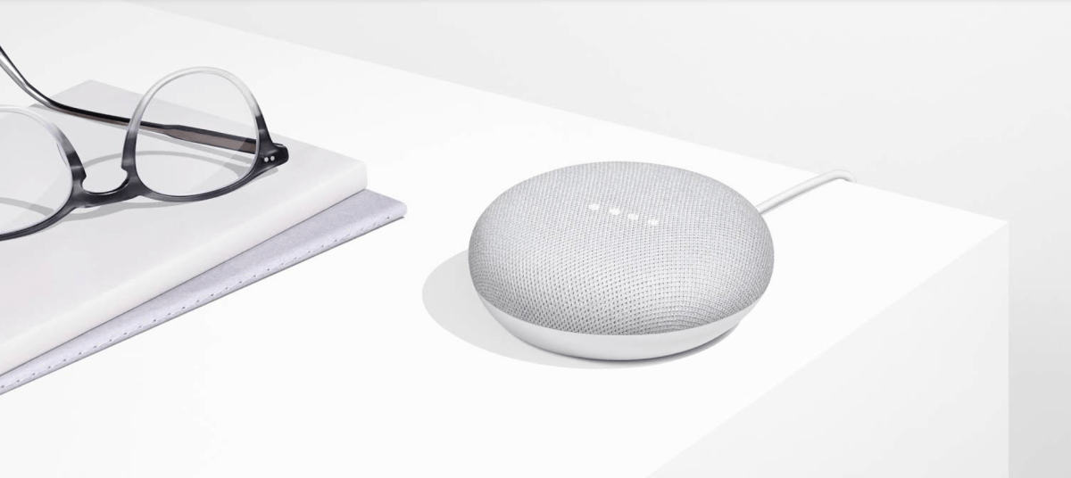 Le Google Home Mini. // Source : Google