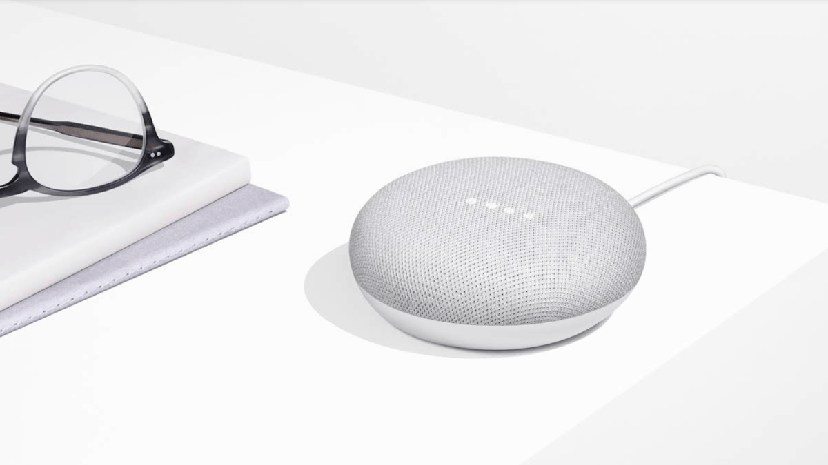 Le Google Home Mini. // Source : Google