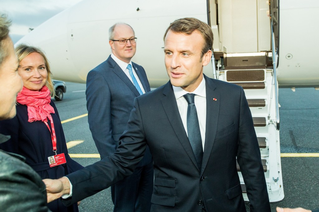 Emmanuel Macron // Source : Aron Urb