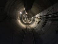 Le tunnel à Los Angeles. // Source : Elon Musk