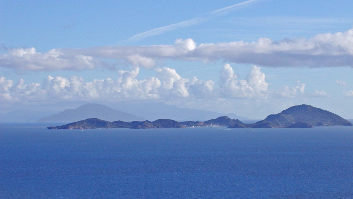 Les Îles des Saintes, près de la Guadeloupe. // Source : Daniel Jolivet