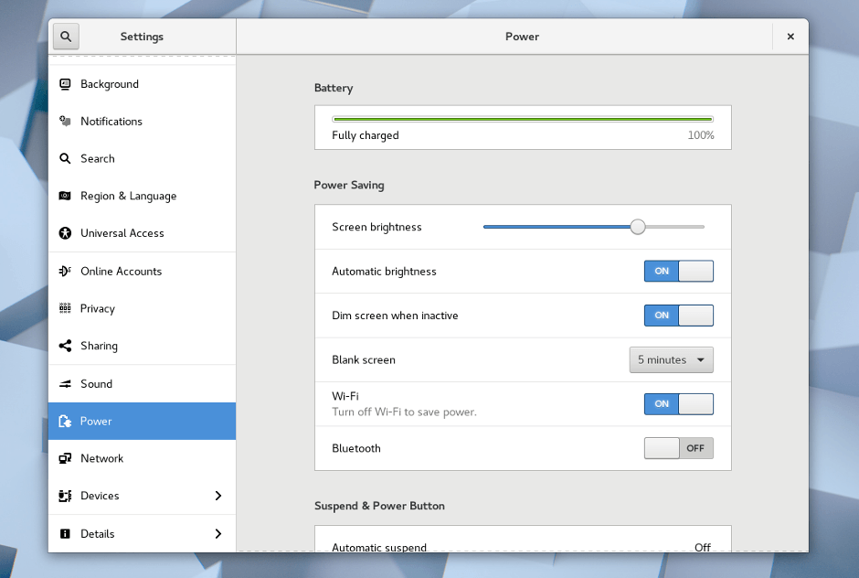 Les nouveaux paramètres de GNOME 3.26 / GNOME