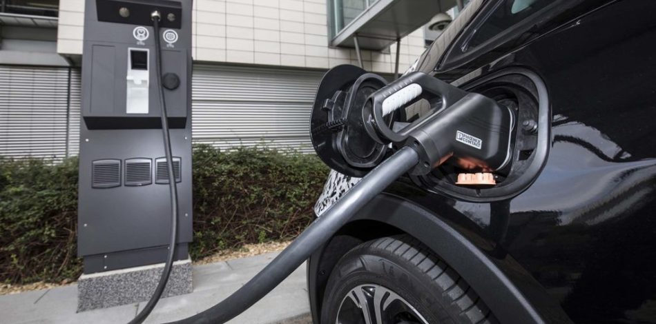 Une voiture électrique. // Source : Opel