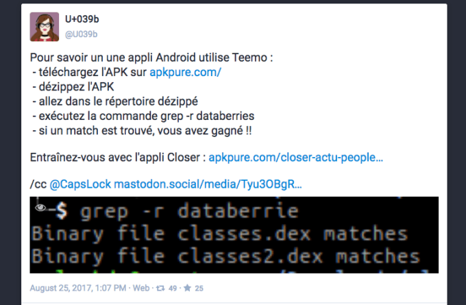 Capture d'écran Numerama Capture d'écran Numerama
