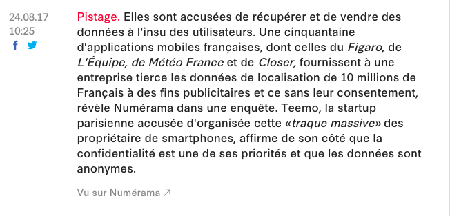 Capture d'écran de Libération / Numerama Capture d'écran de Libération / Numerama