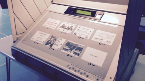 Une machine à voter. // Source : Chris93