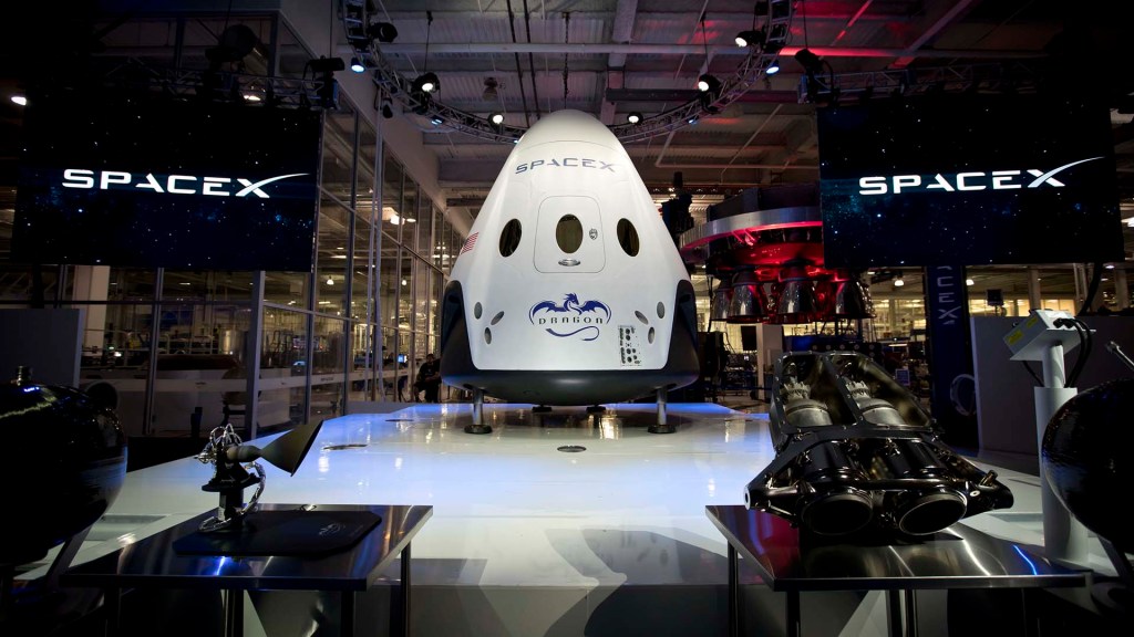 La capsule Dragon V2. // Source : SpaceX
