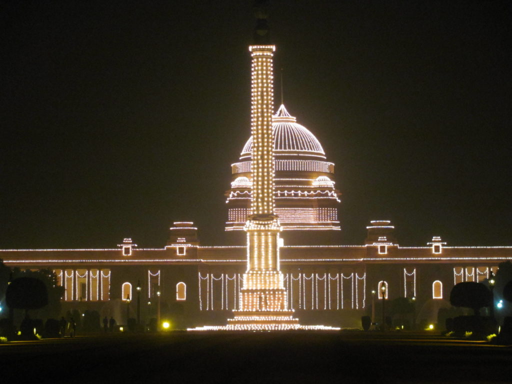 Le palais présidentiel à New Delhi. CC Simantik Dowerah