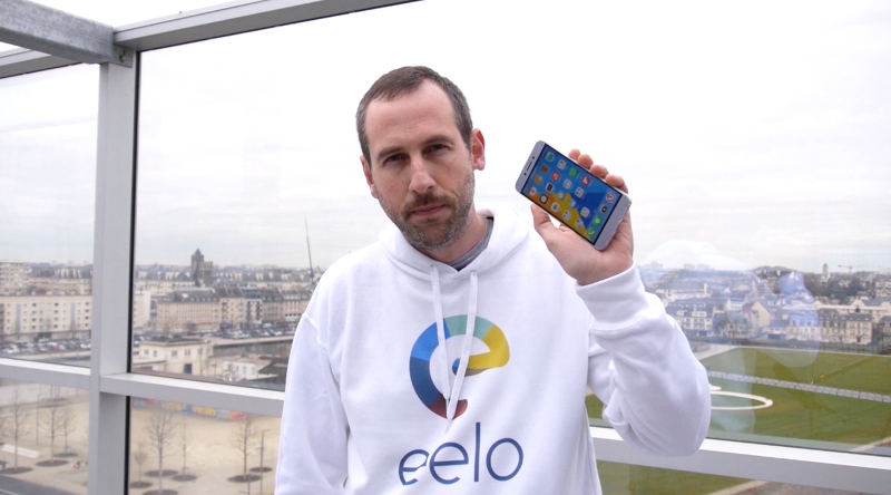 Gaël Duval et son prototype / Eelo Gaël Duval et son prototype / Eelo