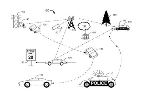 Ford brevet voiture de police autonome