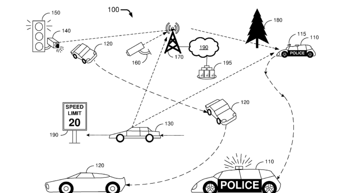 Ford brevet voiture de police autonome