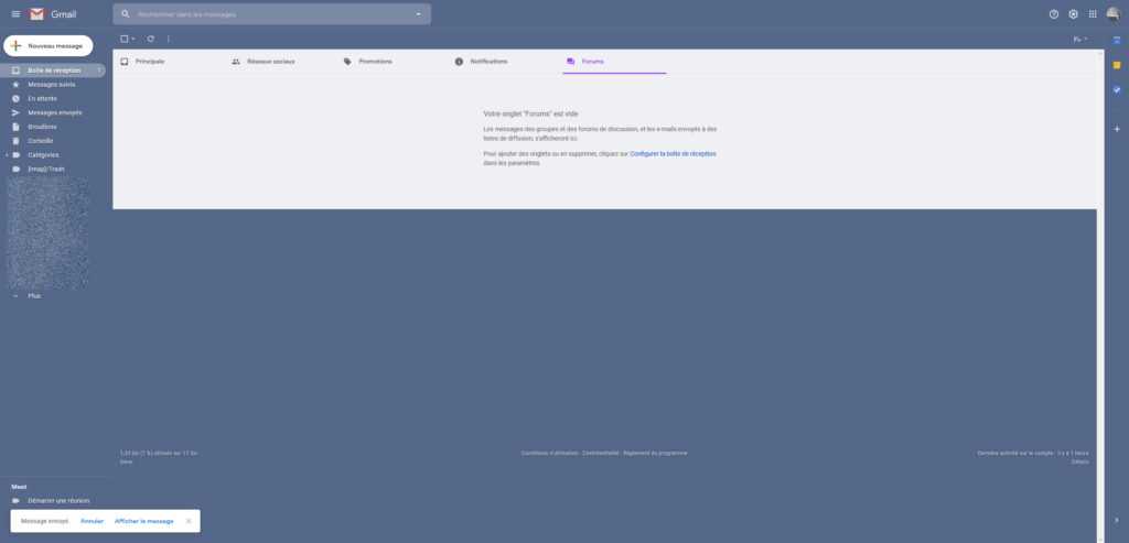 Gmail bouton annuler Gmail bouton annuler
