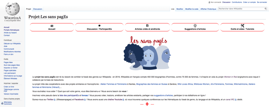 les-sans-pages Wikipedia