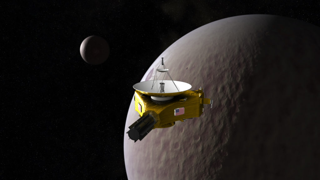 La sonde New Horizons, de la Nasa. // Source : CC Flickr Kevin Gill La sonde New Horizons, de la Nasa. // Source : CC Flickr Kevin Gill