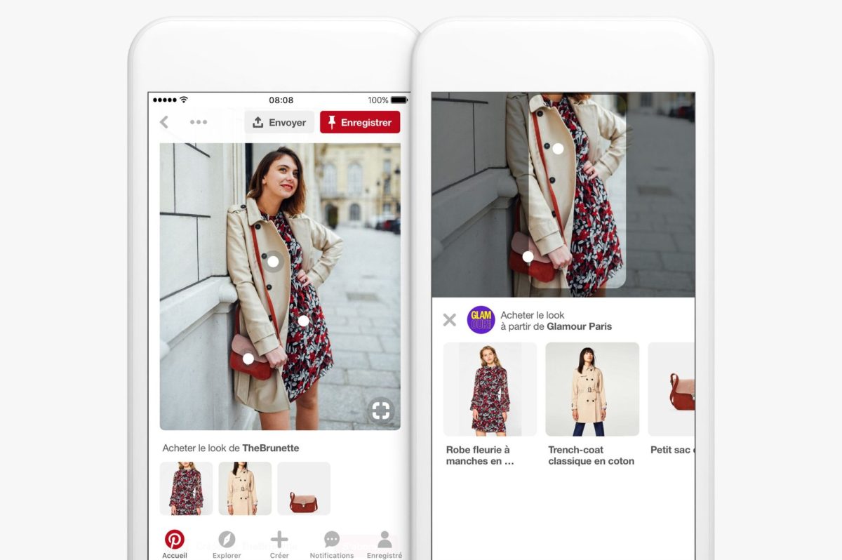 Pinterest outil « Shop the Look »