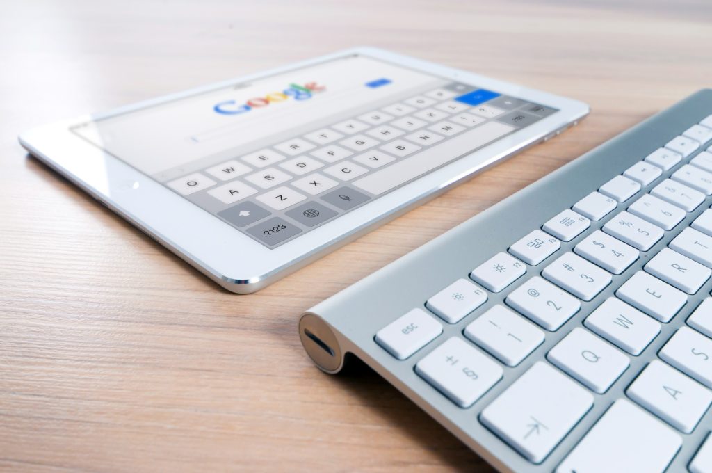 google ipad clavier