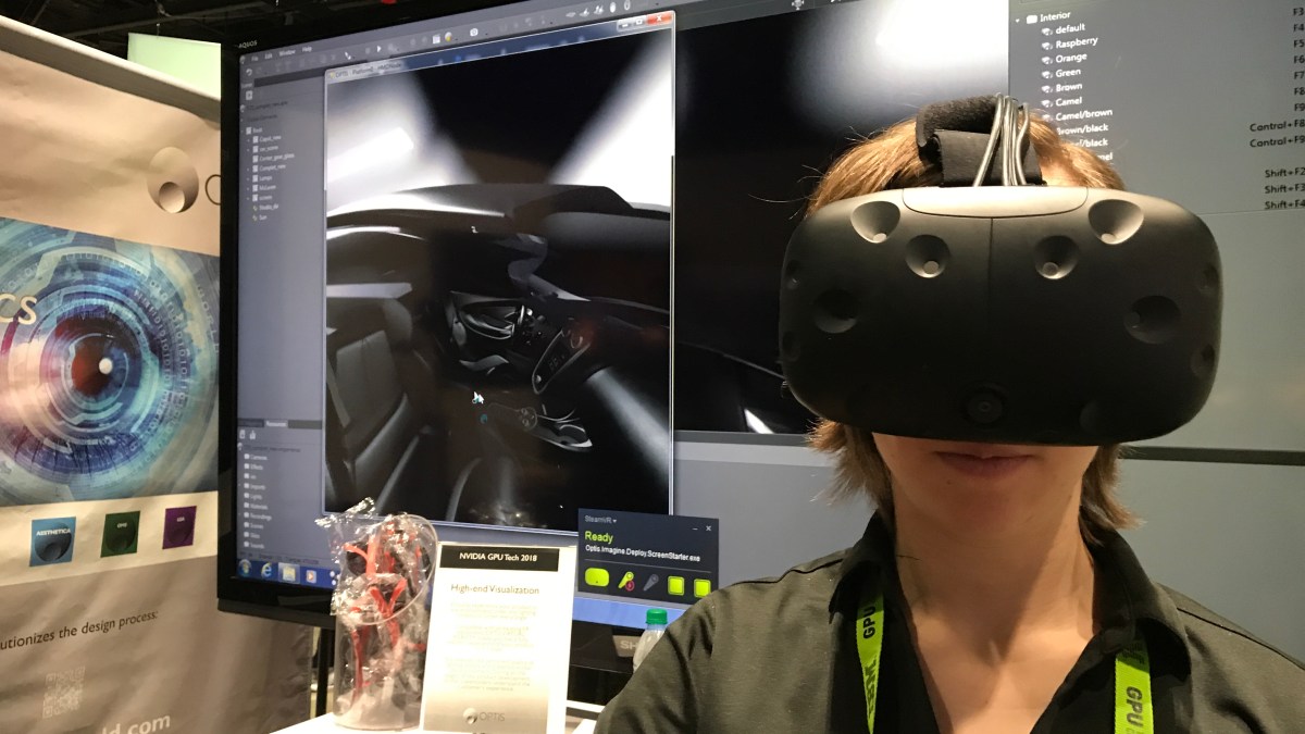 nvidia gtc optis vr 2