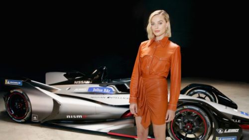Nissan today completed its Formula E launch tour with Electric Vehicle and sustainability ambassador Margot Robbie, hailing an exciting era for motor sport as Nissan enters the 2018/19 season of ABB FIA Formula E Championship, on April 16, 2018 in Culver City, United States.