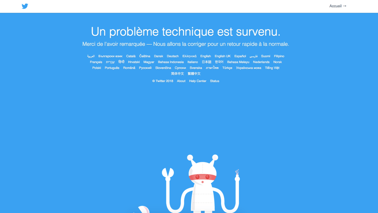 Twitter est hors-service dans plusieurs régions du monde