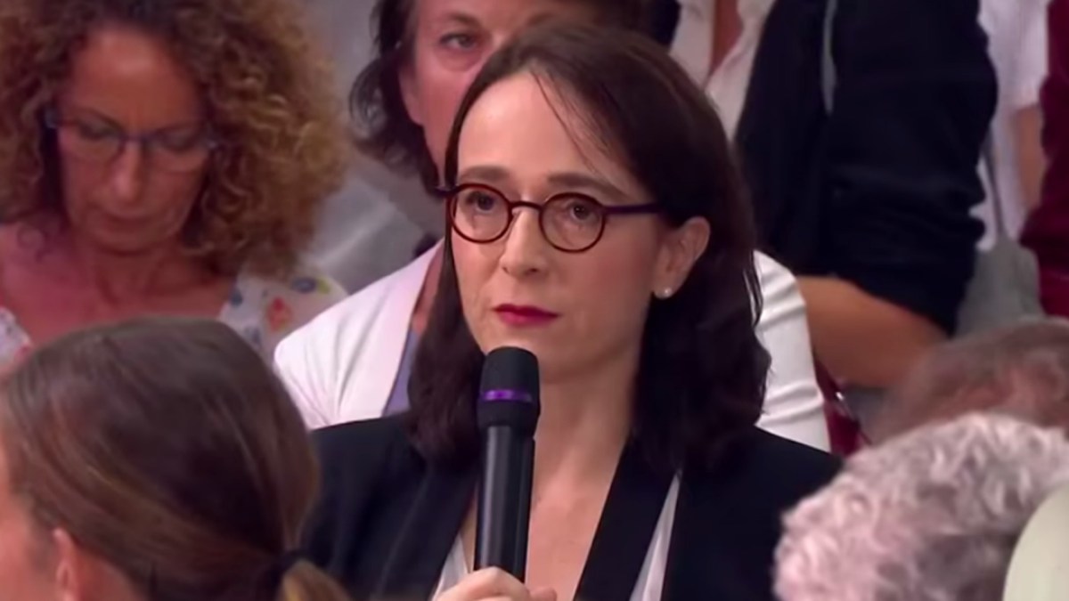 Delphine Ernotte lors d'une allocution en juin 2016. YouTube